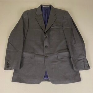 Charles Tyrwhitt Mens Wool Suit Jacket‎ Men's 40R Dark Gray Tailoring London